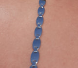 Silver Filled Oval Jewel Straps
