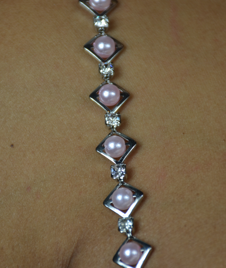 Pink Pearl Jewel Straps